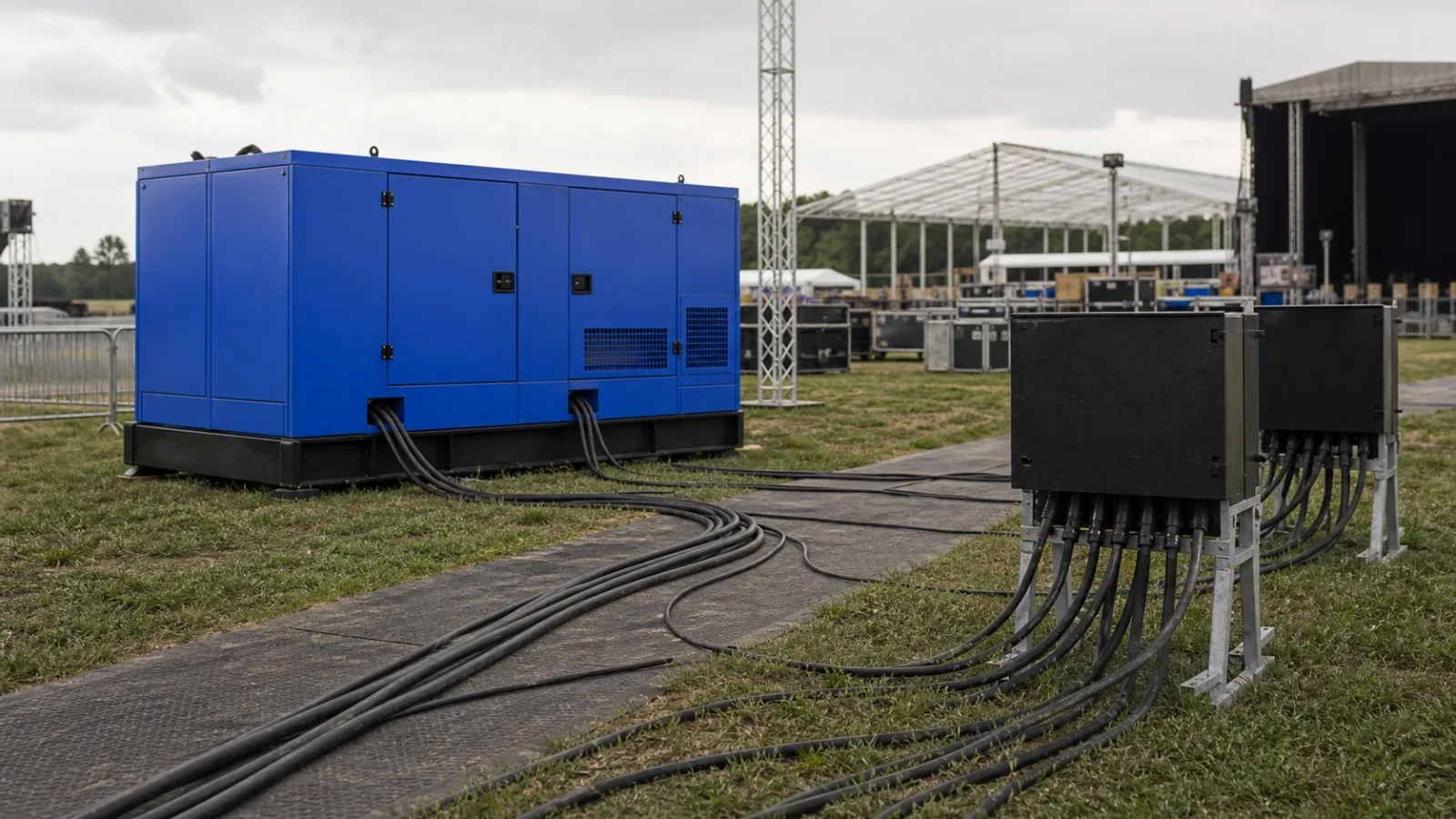 Pop-up event a módní přehlídka: technika, kterou host neuvidí ani neuslyší – mobilní elektrocentrála Valeon